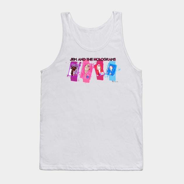 Jem and the Holograms Tank Top by G9Design